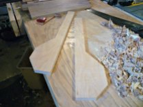 Cherry sides rough cut to size